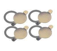 SEWACC 4 pièces Cache Œil de Porte Cuivre Regards Protection Rotative pour de Porte Accessoire Pratique pour Appartement et Maison