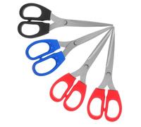SEWACC 4 Pièces Ciseaux Polyvalents pour Garçon Fille avec Pointe Arrondie Lames Acier Inoxydable Prise Confortable Sécurisés pour École Bricolage Scrapbooking