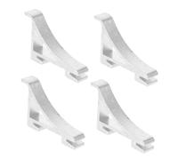 SEWACC 4 Pièces Clips de Support Métallique pour Étagère de Réfrigérateur Crochets de Fixation et Compacts Compatibles Congélateur et Armoire Frigorifique