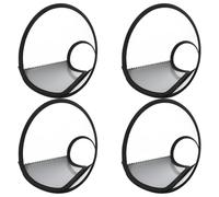 SEWACC 4 pièces Collerette de Protection Transparente pour Chat et Chien Cônes Ajustables Collier Anti-léchage et Anti-Morsure pour Convalescence Confortable et Résistant Collier de