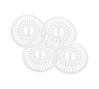 SEWACC 4 Pièces Couvercles de Rechange pour Machine à Laver de Accessoires Plastique pour Séchage et Lavage Compatible avec Divers Types de Vêtements