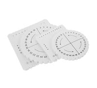 SEWACC 4 pièces Disque de pour Corde Outil Macramé Réutilisable Planche Ronde et Carrée et Kit DIY Bracelet Corde Tressée