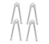 SEWACC 4 Pièces Drum Sticks Charm Pendant Music Jewelry Diy Accessories For Musicians And Music Lovers