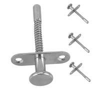 SEWACC 4 pièces Loquets à Ressort pour Lit Loquets de Goupille Ajustables Fixation pour Berceau Armoires et Fenêtres Installation Facile sans Outil
