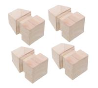 SEWACC 4 pièces Lot de Meuble Massif Support Robuste pour Table et Lit Remplaçants Polyvalents pour Meubles Faciles à Assembler et Personnalisables