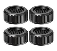 SEWACC 4 pièces Patins Antidérapants pour Machine à Laver Lot de Support Élévé Absorption des Vibrations et Du Bruit Protection des Meubles et Ventilation Optimale