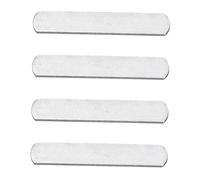 SEWACC 4 pièces Plaques Acier Électrolytique pour Gilet Lesté et Protège-Jambes Bandes Lestées Durables Antirouille pour Équipement Fitness