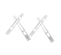SEWACC 4 pièces Plaques de Renforcement de Serrure Acier Inoxydable Plaques de Gâche Longues pour Porte Intérieure Sécurisation Renforcée des Points Faibles Installation Facile et