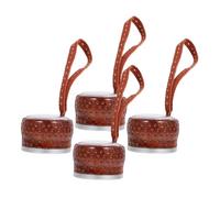 SEWACC 4 Pièces Poignée de Parapluie Pliante Ergonomique Plastique Poignée de Remplacement pour Parapluie de Pluie et Parasol Compact Confortable et Résistante pour Usage Quotidien