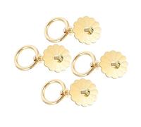 SEWACC 4 Pièces Poignées de Tirage Laiton Doré Lot de Boutons de Meuble Poignées Modernes pour Armoires et Design Élégant et Polyvalent