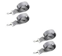 SEWACC 4 Pièces Sangle De à Bretelles en Toile Réglables Sangle Réglable De Remplacement Sangles pour Sacs à Main Ceinture Ordinateur à Main pour Appareil Photo Nylon Grey