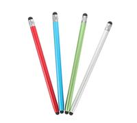 SEWACC 4 pièces Stylet Capacitif Double Tête Silicone pour Tablette et Smartphone Léger Compatible Écrans Tactiles et Précis