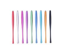 SEWACC 4 pièces Stylet Tactile Capacitif Métal avec Pointe Microfibre Remplaçable pour Téléphone et Tablette Outil Écriture Précis Couleurs Mixtes