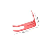 SEWACC 4 pièces Support Mural pour Extincteur Fer Robuste Kit Rouge Montage Mural Compact et Installation Facile pour Types Extincteurs et Pratique
