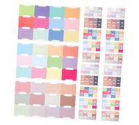 SEWACC 40 Feuilles Onglets Autocollants Multicolores Écrits Main Étiquettes Indexation Vides pour Planificateurs et Classeurs Parfaits pour Annoter et Organiser Documents