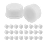 SEWACC 45 Roulements à Billes Radiaux Mini pour Moulin à Vent Décoratif, Paliers de Précision Capuchon Blanc Élargi, Accessoires Bricolage DIY pour Jardin et Bijoux - Pack 45 Pièces