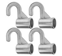 SEWACC 4pièces Crochets de Penderie Alliage Aluminium Système de Rangement Penderie pour Vêtements Lourds pour Chambre à Coucher Salle de Bains et Buanderie