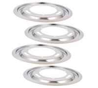 SEWACC 4pièces Lot De Lèchefrites Pour Cuisinière à Gaz Encastrables Et Résistantes Avec Plateau Acier Inoxydable Pour Brûleur