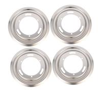 SEWACC 4pièces Trays De Remplacement Pour Brûleurs De Cuisinière à Pans Acier Inoxydable Pans De Pour Cuisinière Accessoires De Cuisine