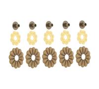 SEWACC 5 Ensembles Folding Fan Accessories Kit In Alloy Rivets And Screws For Handheld Fans Quick Assembly Repair Parts For Chinese Dance Props And DIY Crafting