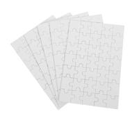 SEWACC 5 Ensembles Puzzle Vierge Sublimation Bois Pièces DIY pour Transfert Thermique et Création Artisanale