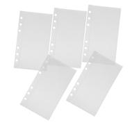 SEWACC 5 pièces Intercalaires PP Transparente pour Classeur Budget Remplaçables pour Organisateur de Finances Familiales et Personnel