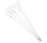 SEWACC 5 pièces Loquet de Porte Acier Inoxydable Réglable pour Clôture Extérieure et Portail Jardin Tirette de Serrure pour Portes et Métal