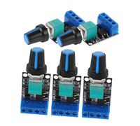 SEWACC 5 pièces Module Régulateur de Vitesse Moteur Dc avec Interrupteur Pwm pour Projets Électroniques DIY Facile à Utiliser et Adapté Aux Débutants
