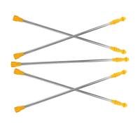 SEWACC 5 pièces Perche Télescopique Acier Inoxydable pour Pulvérisateur de Jardin Remplacement Robuste pour Irrigation Agricole et Arrosage Domestique Barre de Pulvérisation Anti