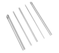 SEWACC 5 pièces Perforateur Argile Inoxydable Ronds pour Poterie et Sculpture Outil Léger et Portable pour Modelage de Pâte Adapté Aux Artistes et Étudiants Céramique