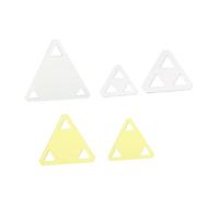 SEWACC 5 pièces Pochoirs Quilting pour Couture et Patchwork Modèles Triangulaires pour Travaux Manuels DIY Outils Sûrs et Lisses pour Débutants et