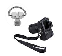 SEWACC 5 pièces Vis de Fixation Pouce Fer Nickelé Vis à Anneau D pour Trépied Appareil Photo Compatible Montage Rapide et Portable