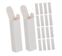 SEWACC 50 pièces Boîtes à Baume à Lèvres Papier Kraft Contenants Réutilisables pour Baume à Lèvres Tubes à Huile Essentielle Emballages DIY pour Rangement Produit Beauté