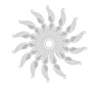 SEWACC 50 Pièces Breloque Aile Petites Ailes Ange pour Loisirs Créatifs Pendentifs Fantaisie Breloque pour Bracelets et Bijoux Fait Main Jolis Pendentifs Vintage