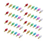 SEWACC 50 Pièces Breloques Suspendues en Plastique pour Sapin de Noël, | Pendentifs Décoratifs, Accessoires Village Miniature, Usage Fêtes Couleur Aléatoire