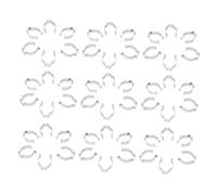 SEWACC 50 pièces Clips Inoxydables pour Tubes LED Support Lampe Tube Lumière LED Fixation et Facile à Installer Clips Robustes pour Ampoules Fluorescentes