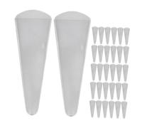 SEWACC 50 Pièces Couvre Lames de Ciseaux Coiffeur Réutilisables Protection Transparente pour Salon Barbiers et Facile à Installer