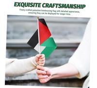 SEWACC 50 pièces Petit Drapeau avec pour Événements Sportifs Célébrations et Politiques Polyester et Design à Agiter Main