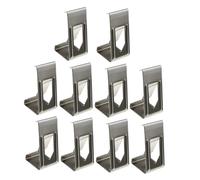 SEWACC 50 Pinces à Ressort Métalliques Argentées pour Cadres Photo Petits Clips de Fixation Robustes pour Plaques Arrière Crochets Suspendus Polyvalents Accessoires Encadrement Muraux