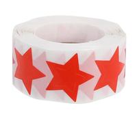 SEWACC 500 Autocollants de Bronzage Auto-adhésifs Perforés D’étoile Rouge, Rouleau de Gommettes Corporelles pour Bronzer, Autocollants pour Peau Adaptés aux Séances de Bronzage