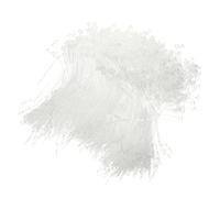 SEWACC 5000 pièces Attaches Plastiques Transparentes Snap Lock Sécurisées pour Étiquettes de Vêtements Boucle Résistante à Fermeture Manuelle Adaptées pour Marquage Textile et Fixation