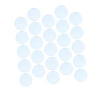 SEWACC 50pièces Lot De Coquillages Ronds Diy Avec Trous Doubles Pendentifs Pour Carillons Et Miroirs Fournitures Artisanat Pour Décoration