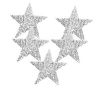 SEWACC 5pièces Patchs Thermocollants Étoiles à Paillettes Pour Vêtements Petits Patchs De Réparation Diy Pour Sacs Manteaux Et Chaussures