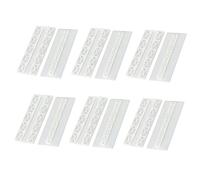 SEWACC 6 Paires Fixateur Multiprise Mural Abs Support Adhésif sans Perçage pour Organiseur de Câbles Maintien Sécurisé Multiprises pour Surface