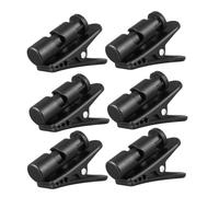 SEWACC 6 Pièces Clip de Fixation de Câble pour Écouteurs Lot de Pince à Vêtements Rotative pour Maintien de Câble Organisateur de Fil pour Microphone et Écouteurs