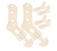 SEWACC 6 pièces Lot de Bloqueurs de Chaussettes Réglables pour Tricot DIY Forme Extensible pour Crochet Outils pour Création et Affichage de Chaussettes