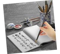 SEWACC 6 pièces Pinceaux Calligraphie Chinois Traditionnels Wolf Hair Brosse à Encre Souple Multi-usage pour Peinture et Dessin Textile