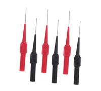 SEWACC 6 pièces Sondes de Test Multimètre Pointe Perçage Fil Conducteur pour Mesures Électriques Réparation avec Fiche Banane Rouge et Noir