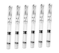 SEWACC 6 Pièces Stylo Calligraphique Chinois Pinceau à Encre Sumi Pointe Souple Poils de Loup pour Artistes Lettre