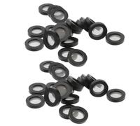 SEWACC 60 pièces Rondelles de Tuyau avec Filtre Inoxydable Pouce Joint Flexible Acier et Caoutchouc Amortissement Anti-vibration pour Raccords Arrivée Eau et Tuyaux Arrosage